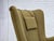 Wood Danish Highback Armchair in Green Furniture Wool, 1960s For Sale - Image 7 of 18