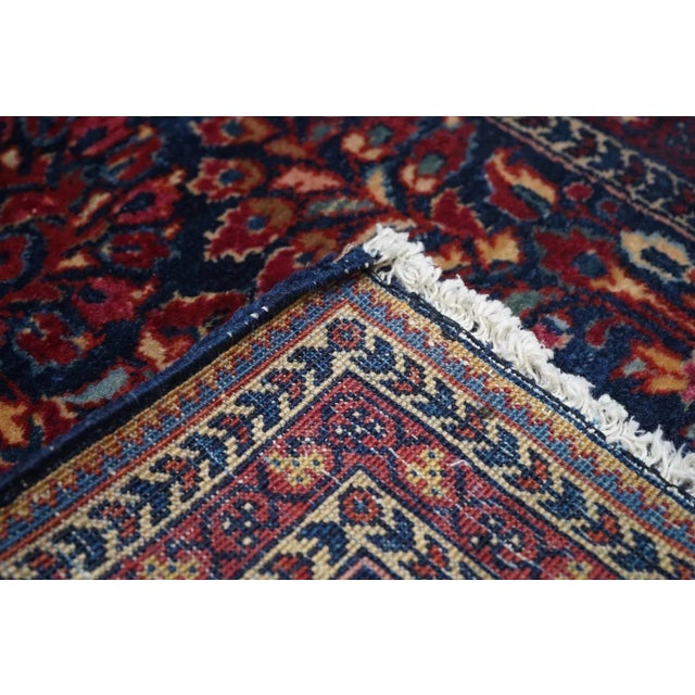 Antique Sarouk Rug 2' x 4' For Sale - Image 9 of 9