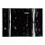 Contemporary Abstract High Gloss Lacquer, Marinage/Paper "Black River #38" by Harald Kröner For Sale