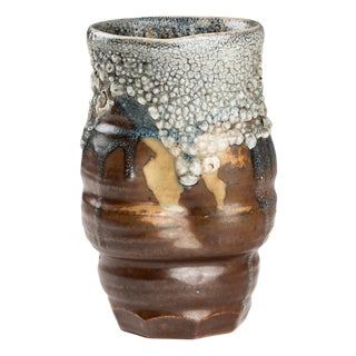 Glazed Stoneware Ceramic Vase by Paul Jeanneney, 1890s For Sale