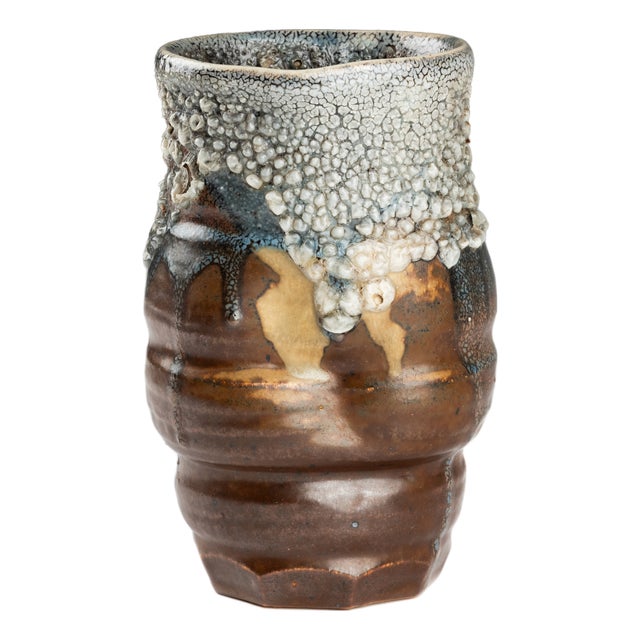 Glazed Stoneware Ceramic Vase by Paul Jeanneney, 1890s For Sale