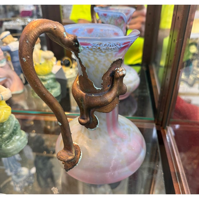 Vízner MASKIT Art Glass Bronze Vase 8.5” RARE Czech Israeli 1970s Excellent condition The Vízner MASKIT Art Glass Bronze...