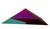 Vasa Velizar Mihich, Hand Signed Dated 1993 Colorful Acrylic Vasa Laminated Lucite Triangle Sculpture, 1993 For Sale - Image 10 of 18