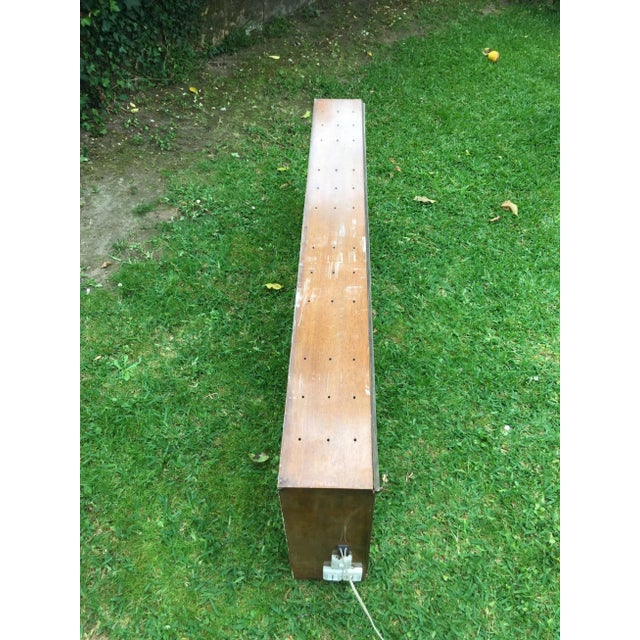 Brown Mid-Century X-Ray Viewer, 1940s For Sale - Image 8 of 14