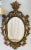 Single Giltwood Italian Floral Motif Mirror, Wall / Console / Pier, Italy, 1960s For Sale - Image 4 of 13