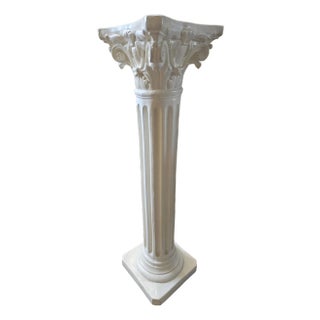 Corinthian Ionic Column Pedestal Stand For Sale