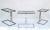 Guy Lefèvre 3 French Mid-Century Modern Silver Finish & Smoked Glass Top Drink Table For Sale - Image 13 of 13