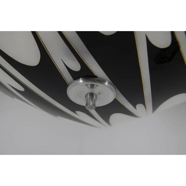 Mid-Century Aluminum Chandelier, 1950s For Sale - Image 9 of 10