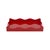 Red Spangle Scalloped Tray Rust For Sale - Image 8 of 11