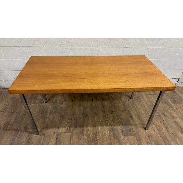 Vintage Danish Scandinavian Style MCM Dining Table Desk Console For Sale - Image 14 of 14
