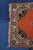 Vintage Hand Knotted Wool Geometric Medallion Orange Rug Runner Signed 3' X 8' For Sale - Image 10 of 11