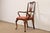 Queen Anne Henredon Queen Anne Solid Mahogany Armchair or Dining Captain Chair For Sale - Image 3 of 11