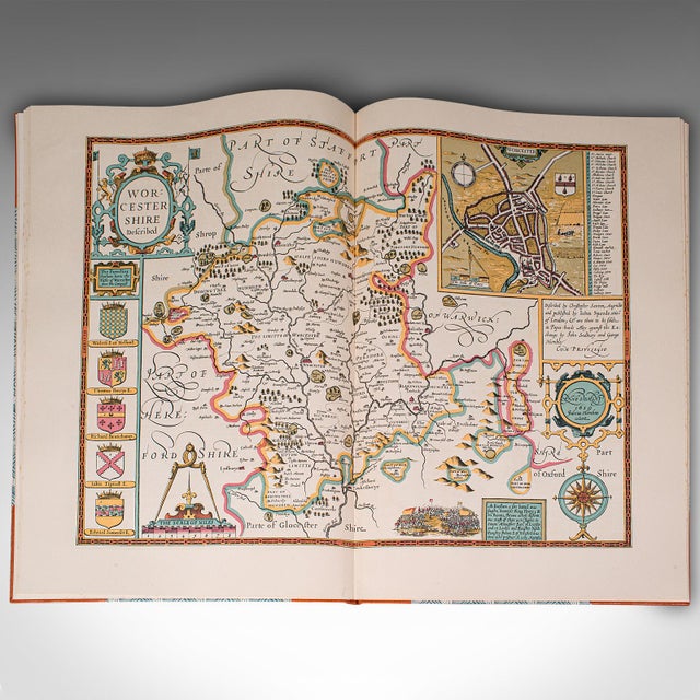 1953's 4 Vols Vintage English Maps For Sale - Image 10 of 12