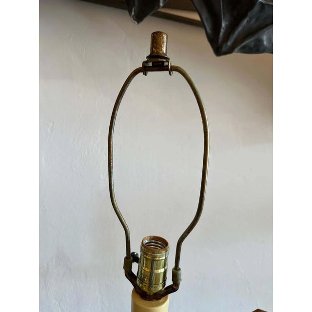 Wood Turned Wood Lamps with Chess Pawn Design - A Pair For Sale - Image 7 of 10