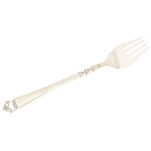 Sterling Silver Hallmarked Danish Frigast Large Serving Fork