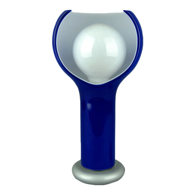 Vintage Murano Glass Flash Table Lamp by Joe Colombo for Oluce For Sale