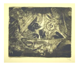 Amerigo Tot, Composition, Lithograph, 1960s