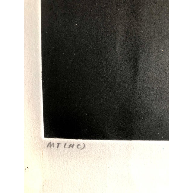 Sculpture Materials Martha Bloom, Milk Weed, Flowers Mixed Media Collage Monotype Floral Painting, 1985 For Sale - Image 7 of 8