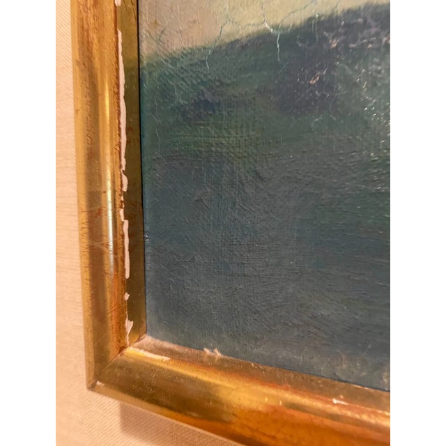 Antique Toy Still-Life Unsigned Framed Oil Painting For Sale In Chicago - Image 6 of 6