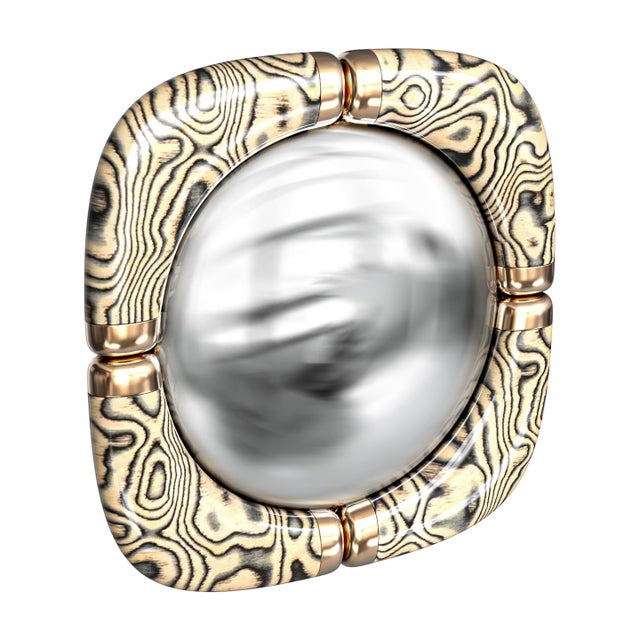 "Candice" Convex Wall Mirror With Bronze Details, Handmade Bizimyer Furniture. Unmatched. Unrivalled. Designed by Hasan...