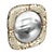 "Candice" Convex Wall Mirror With Bronze Details, Handmade Bizimyer Furniture. Unmatched. Unrivalled. Designed by Hasan...