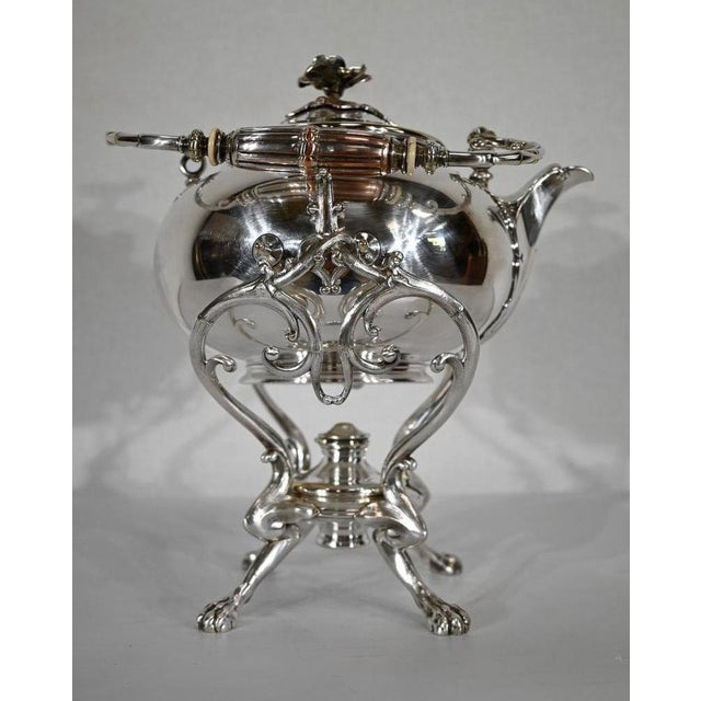 Early 20th Cethly Samovar in Silver Metal from Maison Christofle For Sale - Image 18 of 18