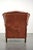 Wing Club Chair in Cowhide Leather For Sale - Image 4 of 12