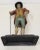 Metal Late 19th Century Hand Painted Spelter Sculpture of a Man with Cane & Top Hat For Sale - Image 7 of 9