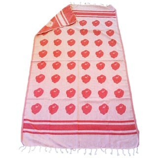 Linen Cotton 'Apple Pop' Towalla For Sale