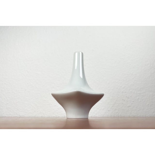 Ceramic Vintage German Ceramic Vase from Fürstenberg, 1970s For Sale - Image 7 of 13