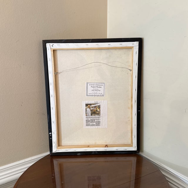 Early 21st Century Peter Keil Miro Style Abstract Colorful Painting, Framed For Sale - Image 10 of 11