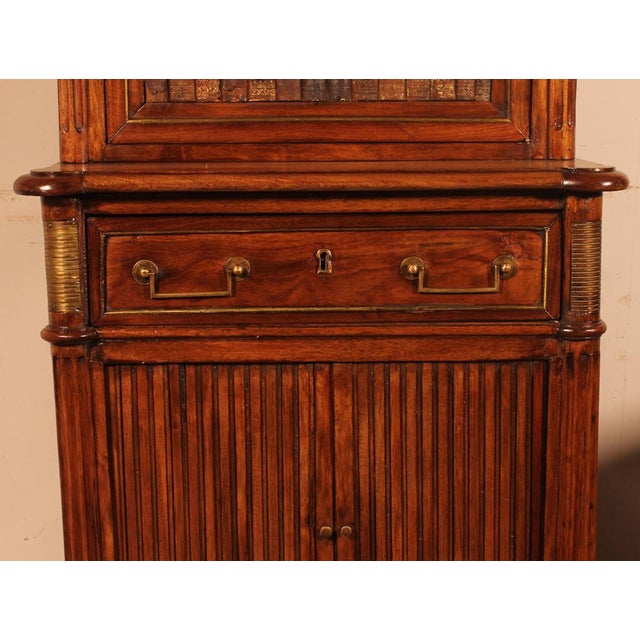Louis XVI Library Cabinet, 18th Century For Sale - Image 3 of 16