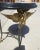 Maitland - Smith 1970s Vintage Maitland Smith Brass & Marble Inlay Swan & Claw Foot Side Table For Sale - Image 4 of 8