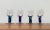 Small German Design Glasses by Regina Kaufmann for Glashagen Hütte, Set of 4 For Sale - Image 4 of 18