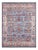 Colorful Sultanabad Design Rug in Blue Background For Sale