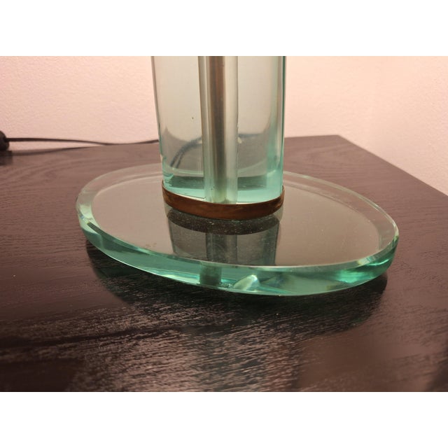 Model 2206 Table Lamp in Brass and Glass by Max Ingrand for Fontana Arte, 1950s For Sale - Image 12 of 18