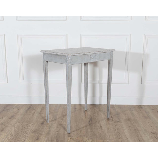 Swedish Gustavian Style Painted Console Table, Circa 1880 For Sale - Image 4 of 10