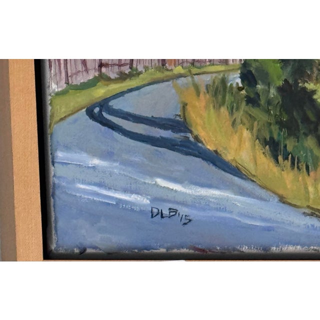 Contemporary David Loren Bass Landscape Painting – New Mexico Road Scene, Oil on Canvas, 12 X 16 For Sale - Image 3 of 3