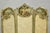 Antique French Louis XV Hand Painted Petite 3 Panel Folding Dressing Screen For Sale - Image 4 of 18