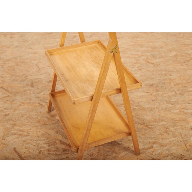 Magazine Rack in Beech Wood, Switzerland, 1970 For Sale - Image 6 of 12