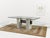 Contemporary Tapies Dining Table in Natural Travertine Marble with Oxide Slate Crossbar by Joaquín Moll for Meddel For Sale - Image 3 of 7