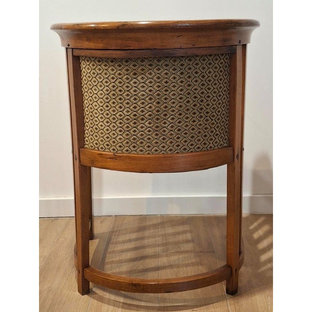 Brown Vintage Art Nouveau Tub Chairs by Josef Hoffmann for J&J Kohn, Austria, 1924, Set of 4 For Sale - Image 8 of 16