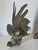 1940s Gorgeous Antique Pair of Brass Fighting Roosters Sculptures For Sale - Image 5 of 10