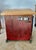 The Kwik Way System Repurposed 1940's Industrial Rolling Valve Cabinet Now a Bar Service Cart For Sale - Image 9 of 10