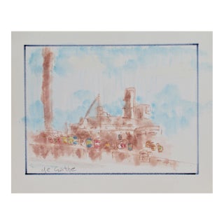 William De Garthe, Peggy's Cove, Nova Scotia Scenery, Circa 1950 For Sale