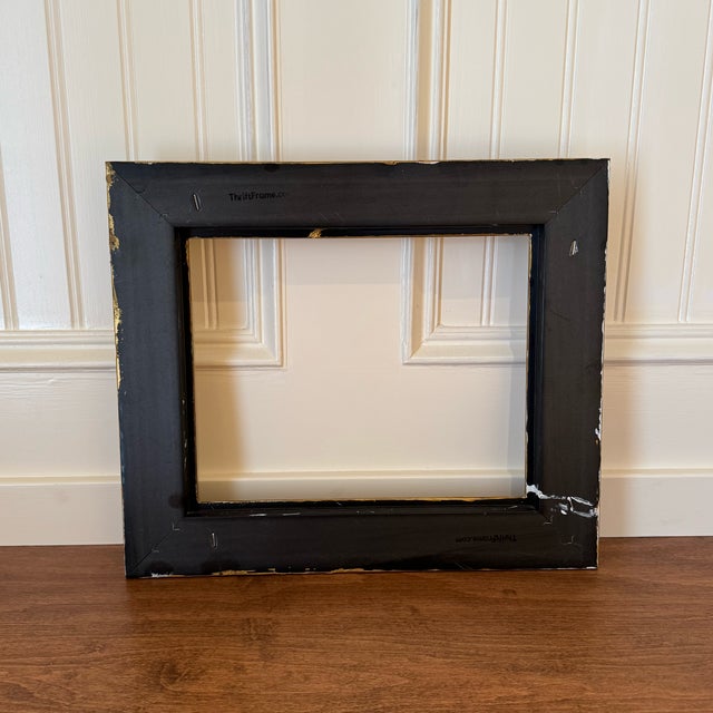Ornate Gold Wood Picture Frame For Sale - Image 4 of 4