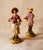 1900 - 1909 Enchanting Pair of C1900 Staffordshire Lovers - Hand-Painted Clay Figures For Sale - Image 5 of 12