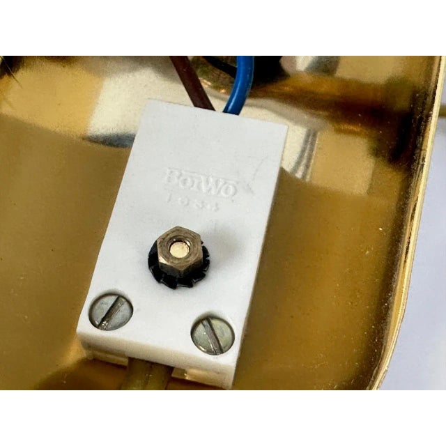 Gold Plated Smoked Glass Wall Lamps Model 1720 1 from Sego Armatur AS, Sweden, 1970s, Set of 2 For Sale - Image 9 of 16