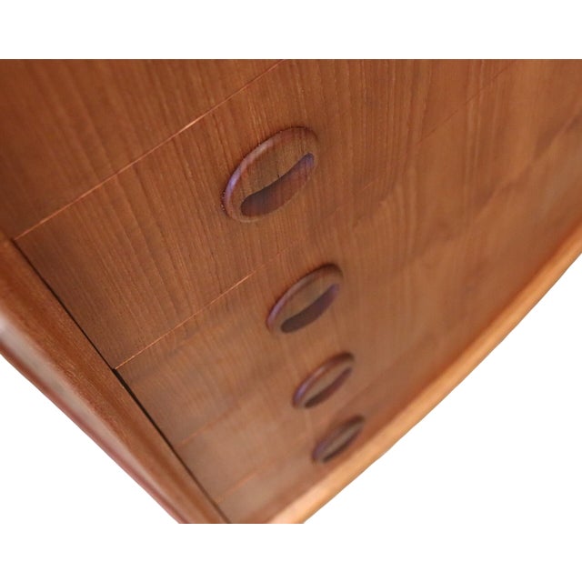 Danish Chest of Drawers in Teak with Arched Front, 1960 For Sale - Image 11 of 18