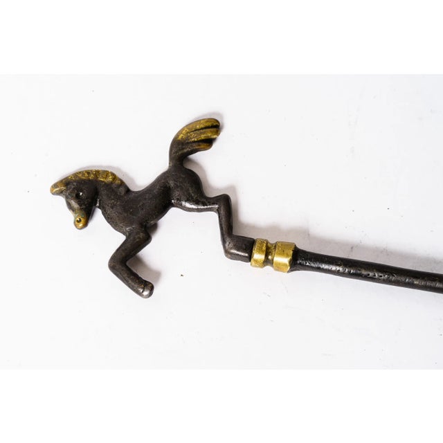 Metal Horse Shoehorn by Walter Bosse, 1950 For Sale - Image 7 of 8
